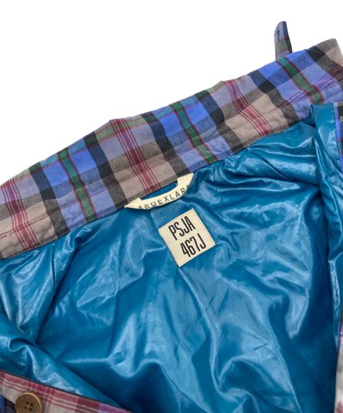 PAUL SMITH（ポールスミス）Paul Smith (ポールスミス) プリマロフト チェックジャケット パープル サイズ:XLの古着・服飾アイテム