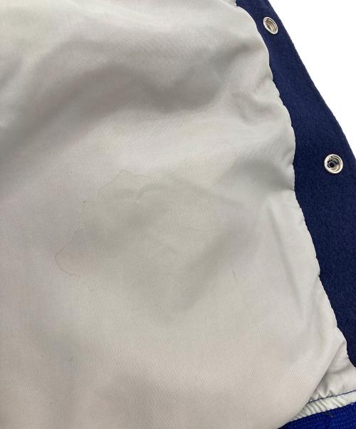 FELCO（フェルコ）FELCO (フェルコ) NEW YORK METS袖レザースタジャン ネイビー サイズ:Lの古着・服飾アイテム