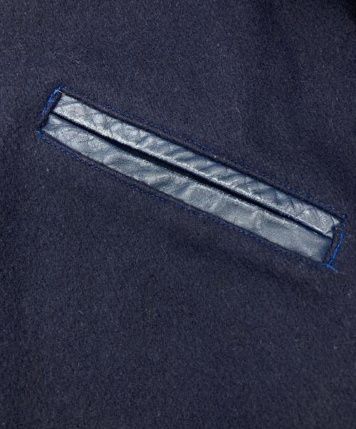 FELCO（フェルコ）FELCO (フェルコ) NEW YORK METS袖レザースタジャン ネイビー サイズ:Lの古着・服飾アイテム