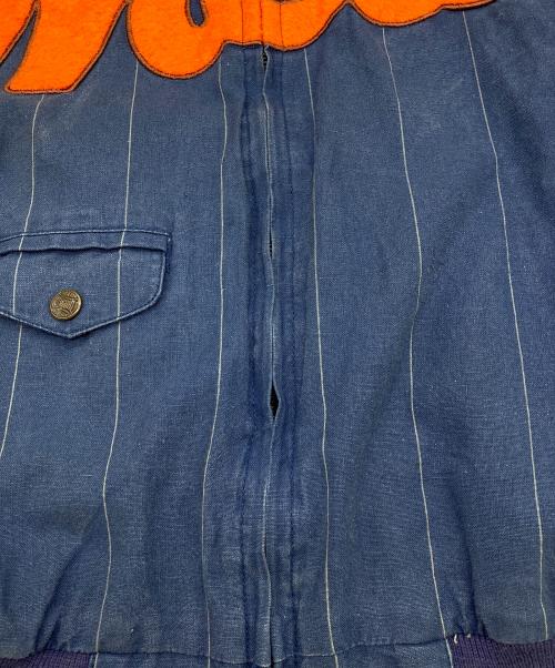 MIRAGE（ミラージュ）MIRAGE (ミラージュ) NEW YORK METS リバーシブルスタジャン ブルー×オレンジ サイズ:Lの古着・服飾アイテム