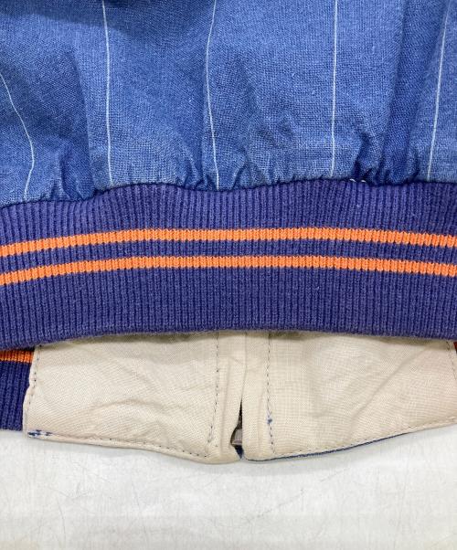 MIRAGE（ミラージュ）MIRAGE (ミラージュ) NEW YORK METS リバーシブルスタジャン ブルー×オレンジ サイズ:Lの古着・服飾アイテム
