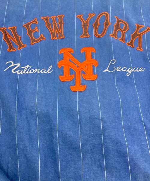 MIRAGE（ミラージュ）MIRAGE (ミラージュ) NEW YORK METS リバーシブルスタジャン ブルー×オレンジ サイズ:Lの古着・服飾アイテム
