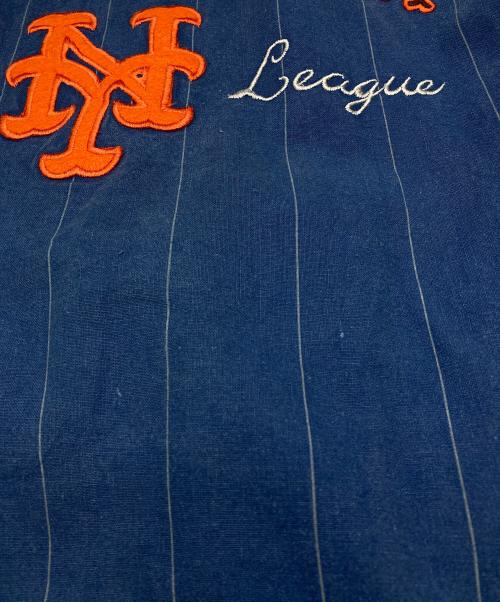 MIRAGE（ミラージュ）MIRAGE (ミラージュ) NEW YORK METS リバーシブルスタジャン ブルー×オレンジ サイズ:Lの古着・服飾アイテム