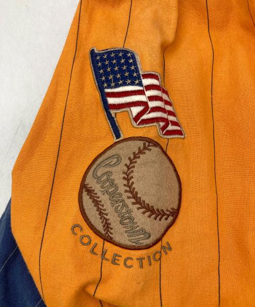 MIRAGE（ミラージュ）MIRAGE (ミラージュ) NEW YORK METS リバーシブルスタジャン ブルー×オレンジ サイズ:Lの古着・服飾アイテム