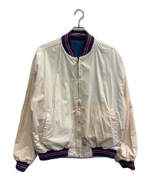 MIRAGE（ミラージュ）MIRAGE (ミラージュ) NEW YORK METS リバーシブルスタジャン ブルー×オレンジ サイズ:Lの古着・服飾アイテム