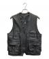 NO BRAND（ノーブランド）の古着「古着レザーベスト」｜ブラック