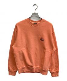 stussy（ステューシー）の古着「BASIC STUSSY PIG DYED CREW」｜シャーベット