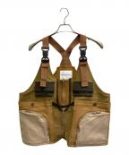 WHITE MOUNTAINEERINGホワイトマウンテ二アニング）の古着「21AW マルチポケットベスト」｜ブラウン