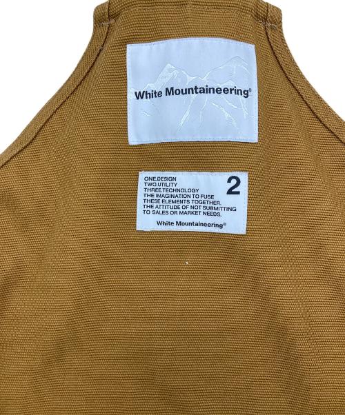 WHITE MOUNTAINEERING（ホワイトマウンテ二アニング）WHITE MOUNTAINEERING (ホワイトマウンテ二アニング) 21AW マルチポケットベスト ブラウン サイズ:2の古着・服飾アイテム