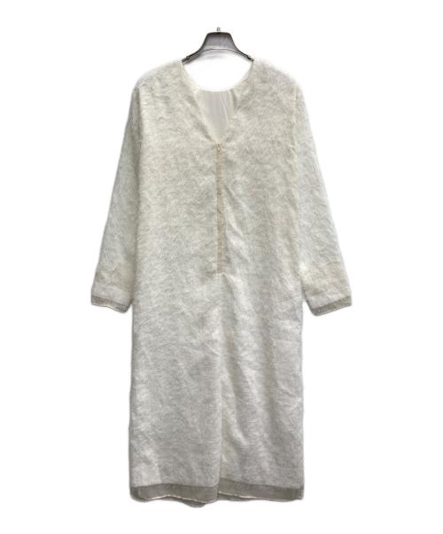 ELENDEEK（エレンディーク）ELENDEEK (エレンディーク) シャギーワンピース ホワイト サイズ:01 未使用品の古着・服飾アイテム