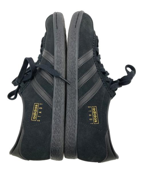 adidas（アディダス）adidas (アディダス) STADT  ローカットスニーカー ブラック サイズ:24の古着・服飾アイテム