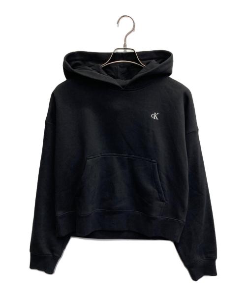 Calvin Klein Jeans（カルバンクラインジーンズ）Calvin Klein Jeans (カルバンクラインジーンズ) パーカー ブラック サイズ:Sの古着・服飾アイテム
