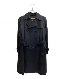 BURBERRY LONDON（バーバリーロンドン）の古着「ノヴァチェック ウールライナー付トレンチコート」｜ネイビー