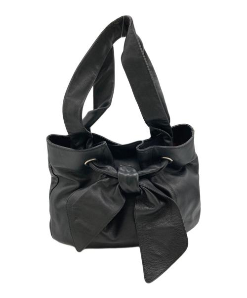 FURLA（フルラ）FURLA (フルラ) リボントートバッグ ブラックの古着・服飾アイテム