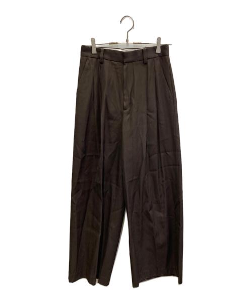 R'IAM-Plage（リアムプラージュ）R'IAM-Plage (リアムプラージュ) タックチノパンツ ブラウン サイズ:38の古着・服飾アイテム