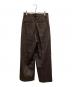 R'IAM-Plage (リアムプラージュ) タックチノパンツ ブラウン サイズ:38：6000円