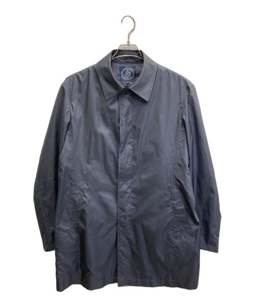 J.PRESS（ジェイプレス）J.PRESS (ジェイプレス) ステンカラーコート ネイビー サイズ:XLの古着・服飾アイテム