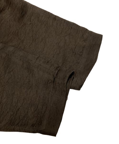 Curensology（カレンソロジー）Curensology (カレンソロジー) クラッシュサテンパンツ ブラック サイズ:36の古着・服飾アイテム