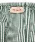 中古・古着 MEYAME (メヤメ) ストライプドロングスカート グリーン サイズ:FREE：6000円