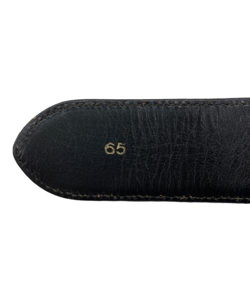 GUCCI（グッチ）GUCCI (グッチ) ＯＬＤロゴベルト ブラック サイズ:65の古着・服飾アイテム