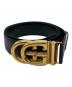 GUCCI（グッチ）の古着「ＯＬＤロゴベルト」｜ブラック