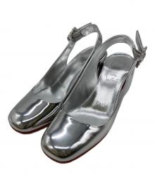 Christian Louboutin（クリスチャン・ルブタン）の古着「24AW MINNY SLING 70」｜シルバー