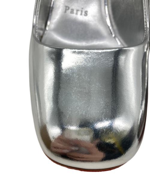 Christian Louboutin（クリスチャン・ルブタン）Christian Louboutin (クリスチャン・ルブタン) 24AW MINNY SLING 70 シルバー サイズ:36.5の古着・服飾アイテム