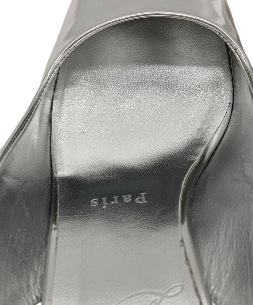 Christian Louboutin（クリスチャン・ルブタン）Christian Louboutin (クリスチャン・ルブタン) 24AW MINNY SLING 70 シルバー サイズ:36.5の古着・服飾アイテム