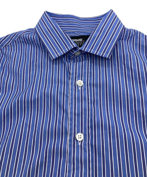 HOMME girls（オムガールズ）HOMME girls (オムガールズ) クロップド シャツ スカイブルー サイズ:Sの古着・服飾アイテム