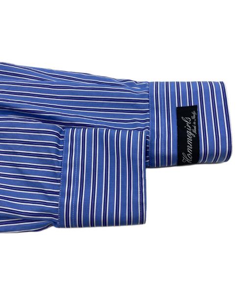 HOMME girls（オムガールズ）HOMME girls (オムガールズ) クロップド シャツ スカイブルー サイズ:Sの古着・服飾アイテム