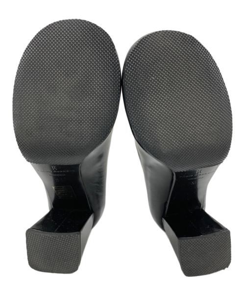 FABIO RUSCONI（ファビオルスコーニ）FABIO RUSCONI (ファビオルスコーニ) edit.for LuLu (エディットフォールル) ラウンドトゥパンプス ブラック サイズ:35の古着・服飾アイテム