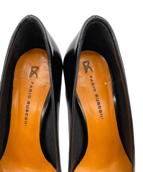 FABIO RUSCONI（ファビオルスコーニ）FABIO RUSCONI (ファビオルスコーニ) edit.for LuLu (エディットフォールル) ラウンドトゥパンプス ブラック サイズ:35の古着・服飾アイテム