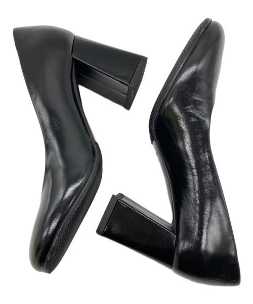 FABIO RUSCONI（ファビオルスコーニ）FABIO RUSCONI (ファビオルスコーニ) edit.for LuLu (エディットフォールル) ラウンドトゥパンプス ブラック サイズ:35の古着・服飾アイテム