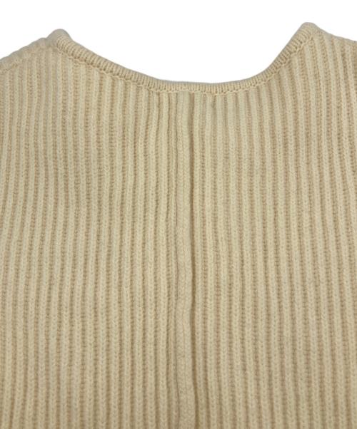 Uhr（ウーア）Uhr (ウーア) Bustier Combi Knit ベージュ サイズ:Freeの古着・服飾アイテム