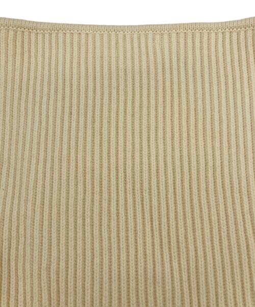 Uhr（ウーア）Uhr (ウーア) Bustier Combi Knit ベージュ サイズ:Freeの古着・服飾アイテム