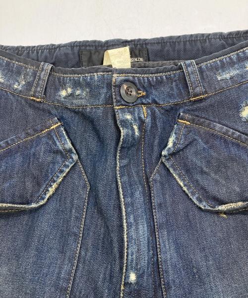 andrew mackenzie（アンドリュー マッケンジー）andrew mackenzie (アンドリュー マッケンジー) ダメージデニムパンツ ネイビー サイズ:48の古着・服飾アイテム