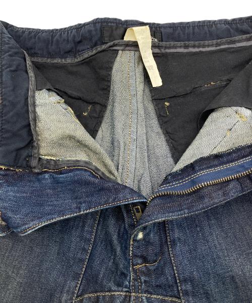 andrew mackenzie（アンドリュー マッケンジー）andrew mackenzie (アンドリュー マッケンジー) ダメージデニムパンツ ネイビー サイズ:48の古着・服飾アイテム