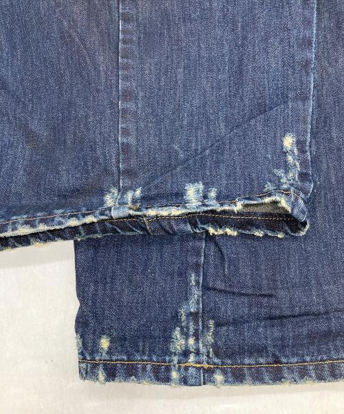 andrew mackenzie（アンドリュー マッケンジー）andrew mackenzie (アンドリュー マッケンジー) ダメージデニムパンツ ネイビー サイズ:48の古着・服飾アイテム