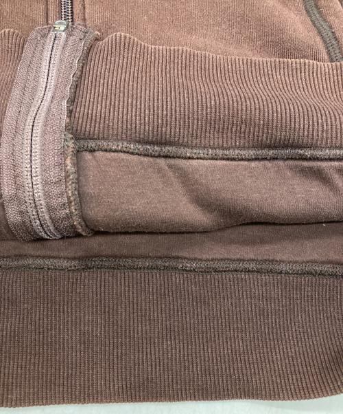 lucien pellat-finet（ルシアン・ペラフィネ）lucien pellat-finet (ルシアン・ペラフィネ) イナズマプリントパーカー ブラウン サイズ:Mの古着・服飾アイテム