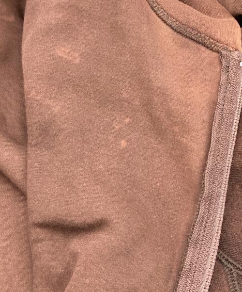 lucien pellat-finet（ルシアン・ペラフィネ）lucien pellat-finet (ルシアン・ペラフィネ) イナズマプリントパーカー ブラウン サイズ:Mの古着・服飾アイテム