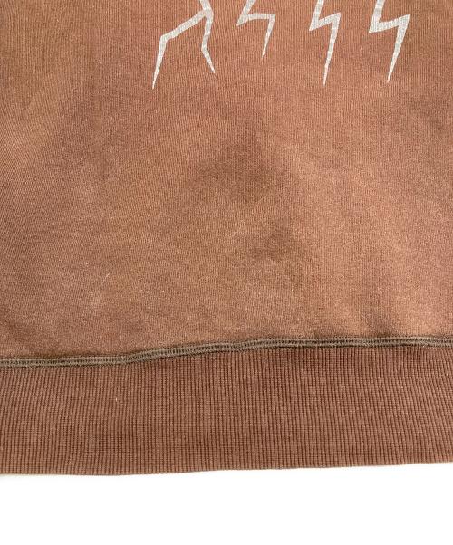 lucien pellat-finet（ルシアン・ペラフィネ）lucien pellat-finet (ルシアン・ペラフィネ) イナズマプリントパーカー ブラウン サイズ:Mの古着・服飾アイテム