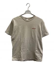 Patagonia Beneficial T's（パタゴニア ベネフィシャル ティーズ）の古着「90'S Tシャツ」｜ベージュ