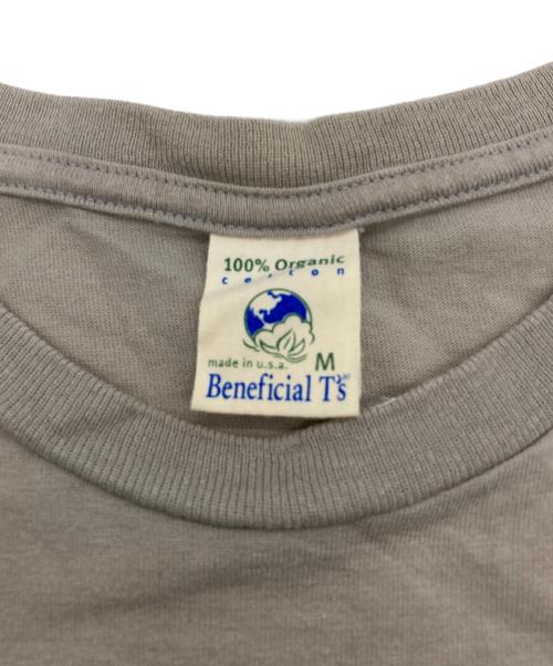 Patagonia Beneficial T's（パタゴニア ベネフィシャル ティーズ）Patagonia Beneficial T's (パタゴニア ベネフィシャル ティーズ) 90'S Tシャツ ベージュ サイズ:Mの古着・服飾アイテム