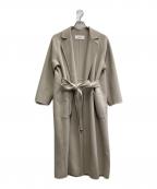 SOEJUソージュ）の古着「ウールリバーローブコート」｜ベージュ