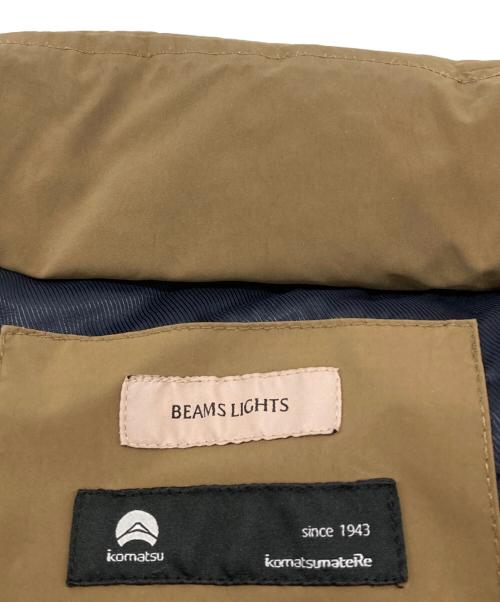 BEAMS Lights（ビームスライト）BEAMS Lights (ビームスライト) 小松マテーレ アライド ダウンブルゾン ブラウン サイズ:Mの古着・服飾アイテム