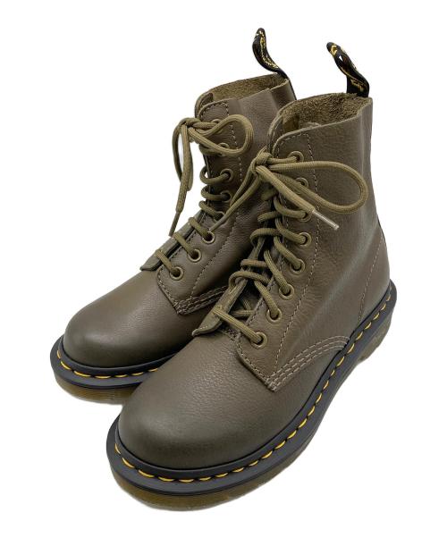 Dr.Martens（ドクターマーチン）Dr.Martens (ドクターマーチン) 8ホールブーツ カーキ サイズ:UK3の古着・服飾アイテム
