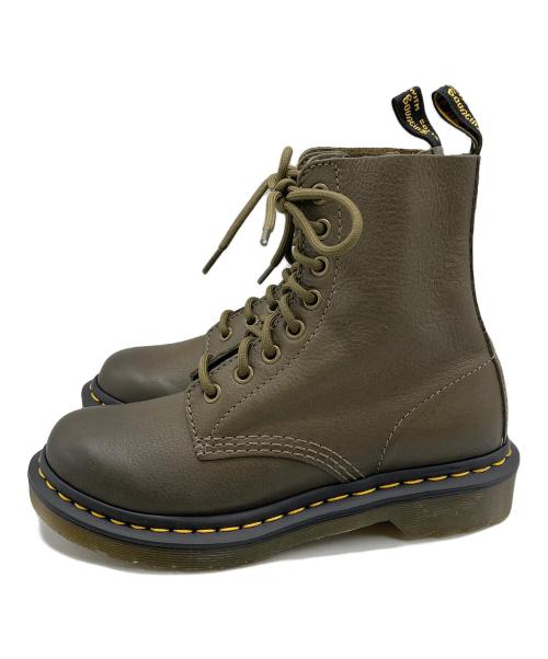 Dr.Martens（ドクターマーチン）Dr.Martens (ドクターマーチン) 8ホールブーツ カーキ サイズ:UK3の古着・服飾アイテム