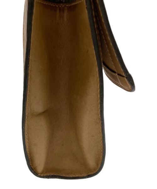 GUCCI（グッチ）GUCCI (グッチ) OLDスエードクラッチバッグ ブラウンの古着・服飾アイテム