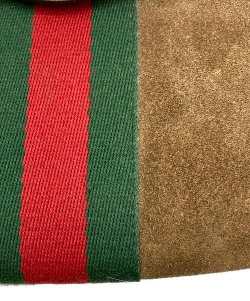 GUCCI（グッチ）GUCCI (グッチ) OLDスエードクラッチバッグ ブラウンの古着・服飾アイテム