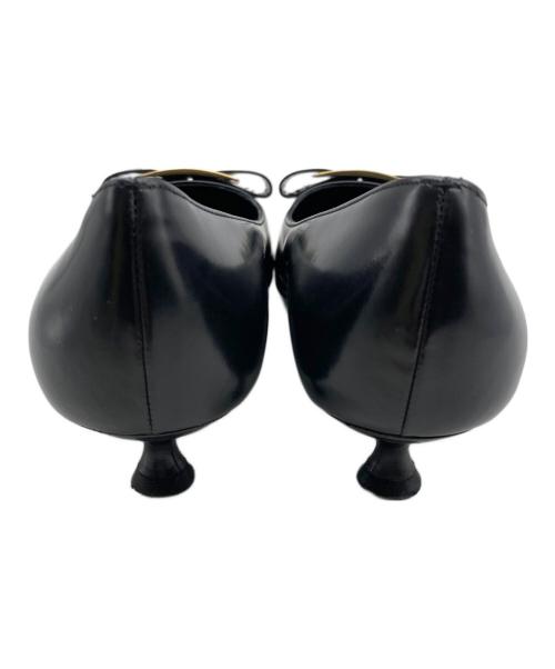 Salvatore Ferragamo（サルヴァトーレ フェラガモ）Salvatore Ferragamo (サルヴァトーレ フェラガモ) ヴァラ パンプス ブラック サイズ:6.5の古着・服飾アイテム